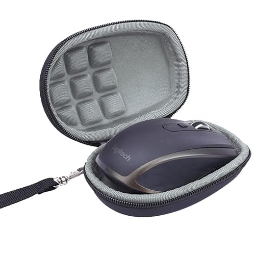 Hzycwgone Schutz Hülle für Logitech MX Anywhere 3S/3/2S/2/1, Kompakte Performance-Maus, Reisetragetasche (Schwarz) von Hzycwgone