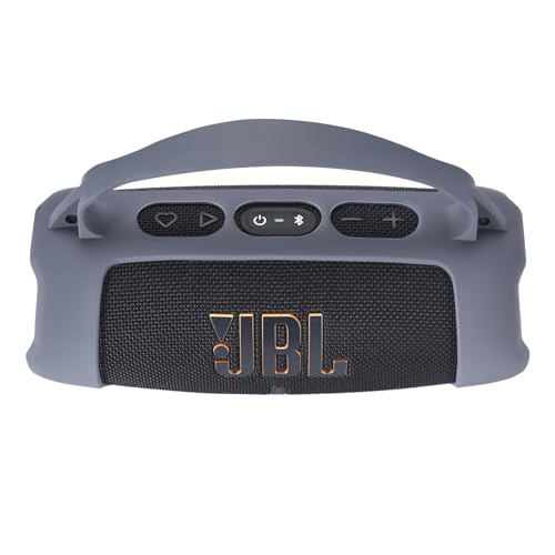 Hzycwgone Silikonhülle für JBL Charge 5 Wi-Fi Kabelloser Lautsprecher/Charge 5 Tragbarer Bluetooth-Lautsprecher,für JBL Charge 5 Wi-Fi/Charge 5 Tragetasche Haut Umhängetasche Zubehör(Blau) von Hzycwgone