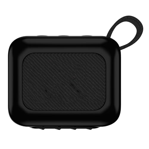 Hzycwgone Silikonhülle für JBL Go 4 – Tragbare Bluetooth-Lautsprecher-Box,für JBL Go 4 Tragetasche Haut Zubehör(Schwarz) von Hzycwgone