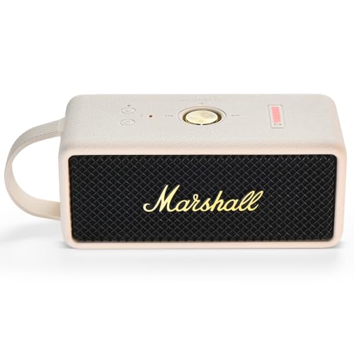 Hzycwgone Silikonhülle für Marshall Emberton III Bluetooth Tragbarer Lautsprecher,für Marshall Emberton 3rd Reisetasche Schutzhülle Tragetasche Zubehör(Cream Silikonhülle) von Hzycwgone