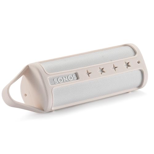 Hzycwgone Silikonhülle für Sonos Roam 2/Roam Tragbarer Bluetooth Lautsprecher,für Sonos Roam/Roam 2 Reisetasche Schutzhülle Tragetasche Zubehör(Weiß Silikonhülle) von Hzycwgone
