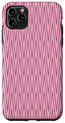 Zeitlos, Braun und Rosa, Chevron-Muster Hülle für iPhone 11 Pro Max Zeitlos, Braun und Rosa, Chevron-Muster Hülle für iPhone 11 Pro Max von I Adore Cute Designs