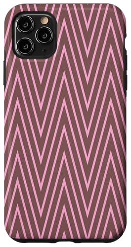 Zeitlos, Braun und Rosa, Chevron-Muster Hülle für iPhone 11 Pro Max Zeitlos, Braun und Rosa, Chevron-Muster Hülle für iPhone 11 Pro Max von I Adore Cute Designs