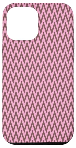 Zeitlos, Braun und Rosa, Chevron-Muster Hülle für iPhone 12 Pro Max Zeitlos, Braun und Rosa, Chevron-Muster Hülle für iPhone 12 Pro Max von I Adore Cute Designs