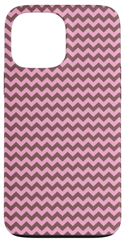 Zeitlos, Braun und Rosa, Chevron-Muster Hülle für iPhone 13 Pro Max Zeitlos, Braun und Rosa, Chevron-Muster Hülle für iPhone 13 Pro Max von I Adore Cute Designs