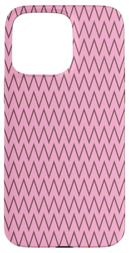 Zeitlos, Braun und Rosa, Chevron-Muster Hülle für iPhone 15 Pro Max Zeitlos, Braun und Rosa, Chevron-Muster Hülle für iPhone 15 Pro Max von I Adore Cute Designs