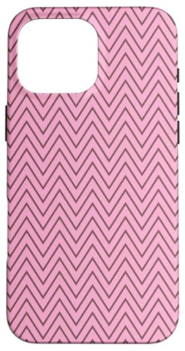 Zeitlos, Braun und Rosa, Chevron-Muster Hülle für iPhone 16 Pro Max Zeitlos, Braun und Rosa, Chevron-Muster Hülle für iPhone 16 Pro Max von I Adore Cute Designs
