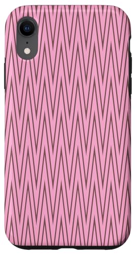 Zeitlos, Braun und Rosa, Chevron-Muster Hülle für iPhone XR Zeitlos, Braun und Rosa, Chevron-Muster Hülle für iPhone XR von I Adore Cute Designs