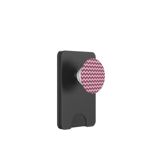 Zeitlos, Braun und Rosa, Chevron-Muster PopSockets PopWallet für MagSafe Zeitlos, Braun und Rosa, Chevron-Muster PopSockets PopWallet für MagSafe von I Adore Cute Designs