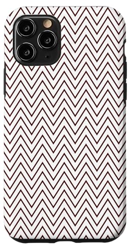 Zeitlos, Burgunderrot, Chevron-Muster Hülle für iPhone 11 Pro Zeitlos, Burgunderrot, Chevron-Muster Hülle für iPhone 11 Pro von I Adore Cute Designs