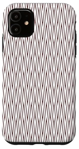 Zeitlos, Burgunderrot, Chevron-Muster Hülle für iPhone 11 Zeitlos, Burgunderrot, Chevron-Muster Hülle für iPhone 11 von I Adore Cute Designs