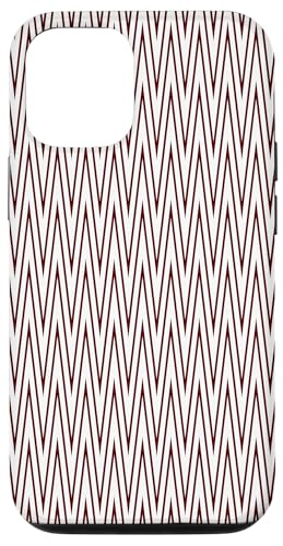 Zeitlos, Burgunderrot, Chevron-Muster Hülle für iPhone 12/12 Pro Zeitlos, Burgunderrot, Chevron-Muster Hülle für iPhone 12/12 Pro von I Adore Cute Designs