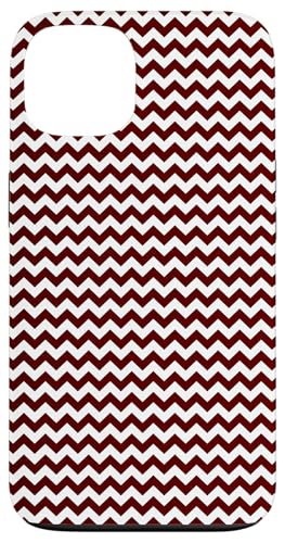 Zeitlos, Burgunderrot, Chevron-Muster Hülle für iPhone 13 Zeitlos, Burgunderrot, Chevron-Muster Hülle für iPhone 13 von I Adore Cute Designs
