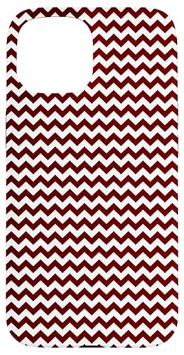 Zeitlos, Burgunderrot, Chevron-Muster Hülle für iPhone 15 Zeitlos, Burgunderrot, Chevron-Muster Hülle für iPhone 15 von I Adore Cute Designs