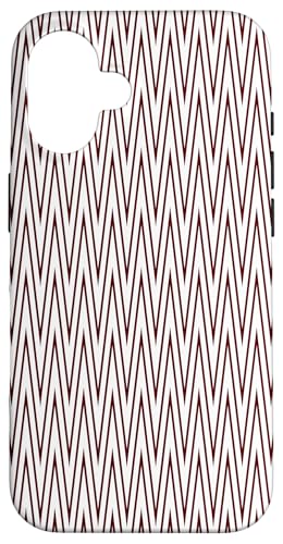 Zeitlos, Burgunderrot, Chevron-Muster Hülle für iPhone 16 Zeitlos, Burgunderrot, Chevron-Muster Hülle für iPhone 16 von I Adore Cute Designs