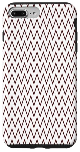 Zeitlos, Burgunderrot, Chevron-Muster Hülle für iPhone 7 Plus/8 Plus Zeitlos, Burgunderrot, Chevron-Muster Hülle für iPhone 7 Plus/8 Plus von I Adore Cute Designs