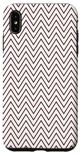 Zeitlos, Burgunderrot, Chevron-Muster Hülle für iPhone XS Max Zeitlos, Burgunderrot, Chevron-Muster Hülle für iPhone XS Max von I Adore Cute Designs