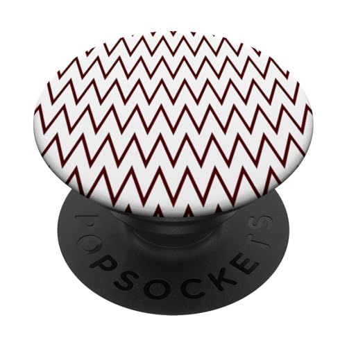Zeitlos, Burgunderrot, Chevron-Muster PopSockets Klebender PopGrip Zeitlos, Burgunderrot, Chevron-Muster PopSockets Klebender PopGrip von I Adore Cute Designs