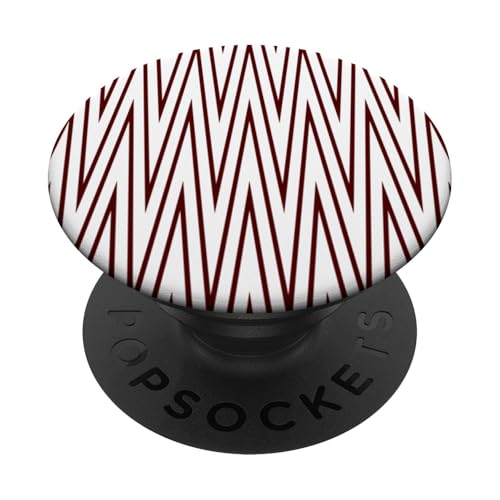 Zeitlos, Burgunderrot, Chevron-Muster PopSockets Klebender PopGrip Zeitlos, Burgunderrot, Chevron-Muster PopSockets Klebender PopGrip von I Adore Cute Designs