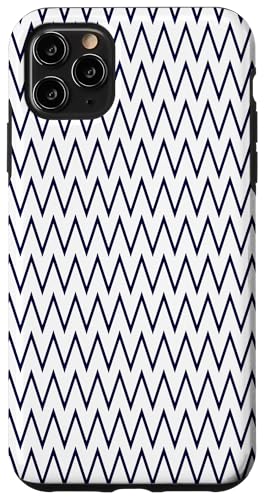 Zeitlos, Marineblau, Chevron-Muster Hülle für iPhone 11 Pro Max Zeitlos, Marineblau, Chevron-Muster Hülle für iPhone 11 Pro Max von I Adore Cute Designs