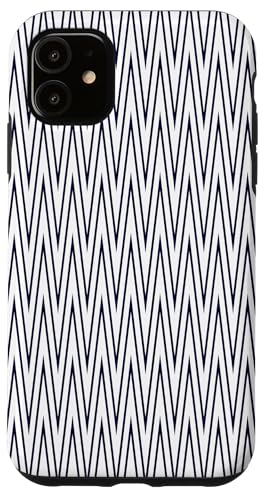 Zeitlos, Marineblau, Chevron-Muster Hülle für iPhone 11 Zeitlos, Marineblau, Chevron-Muster Hülle für iPhone 11 von I Adore Cute Designs