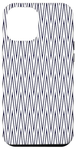 Zeitlos, Marineblau, Chevron-Muster Hülle für iPhone 12 Pro Max Zeitlos, Marineblau, Chevron-Muster Hülle für iPhone 12 Pro Max von I Adore Cute Designs