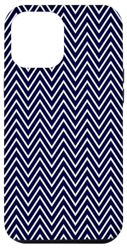 Zeitlos, Marineblau, Chevron-Muster Hülle für iPhone 12 Pro Max Zeitlos, Marineblau, Chevron-Muster Hülle für iPhone 12 Pro Max von I Adore Cute Designs