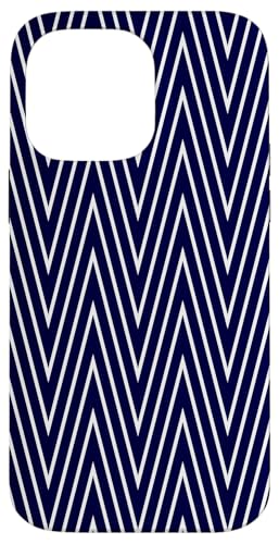 Zeitlos, Marineblau, Chevron-Muster Hülle für iPhone 14 Pro Max Zeitlos, Marineblau, Chevron-Muster Hülle für iPhone 14 Pro Max von I Adore Cute Designs