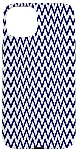 Zeitlos, Marineblau, Chevron-Muster Hülle für iPhone 15 Plus Zeitlos, Marineblau, Chevron-Muster Hülle für iPhone 15 Plus von I Adore Cute Designs