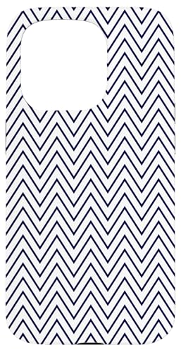 Zeitlos, Marineblau, Chevron-Muster Hülle für iPhone 15 Pro Zeitlos, Marineblau, Chevron-Muster Hülle für iPhone 15 Pro von I Adore Cute Designs