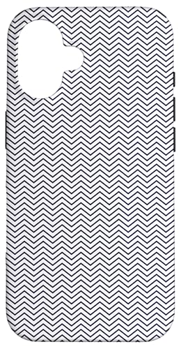 Zeitlos, Marineblau, Chevron-Muster Hülle für iPhone 16 Zeitlos, Marineblau, Chevron-Muster Hülle für iPhone 16 von I Adore Cute Designs