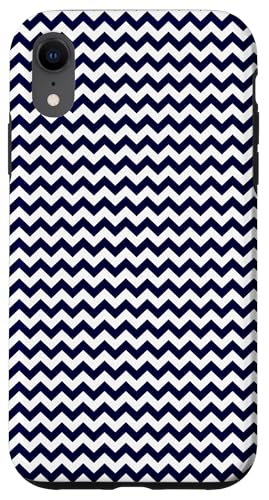 Zeitlos, Marineblau, Chevron-Muster Hülle für iPhone XR Zeitlos, Marineblau, Chevron-Muster Hülle für iPhone XR von I Adore Cute Designs