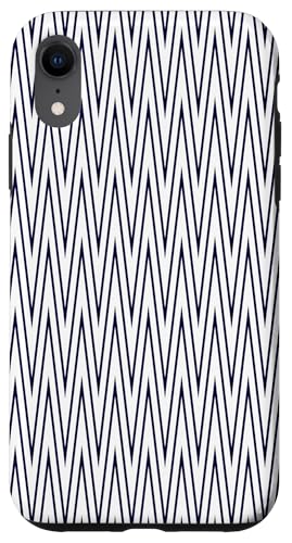 Zeitlos, Marineblau, Chevron-Muster Hülle für iPhone XR Zeitlos, Marineblau, Chevron-Muster Hülle für iPhone XR von I Adore Cute Designs