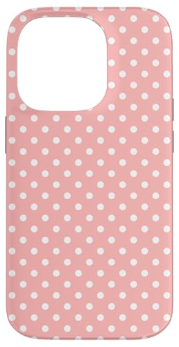 Klassisch, Aprikosenrosa, Punktemuster, Boho Polka Dot Hülle für iPhone 14 Pro von I Adore Polka Dots!!
