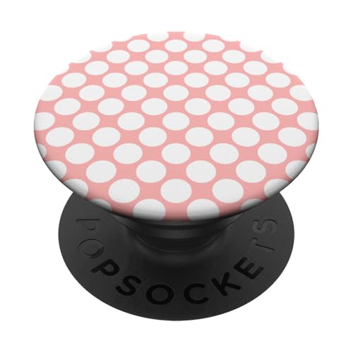 Klassisch, Aprikosenrosa, Punktemuster, Boho Polka Dot PopSockets Klebender PopGrip Klassisch, Aprikosenrosa, Punktemuster, Boho Polka Dot PopSockets Klebender PopGrip von I Adore Polka Dots!!