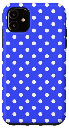 Klassisch, Blau, Punktemuster, Boho Polka Dot Hülle für iPhone 11 Klassisch, Blau, Punktemuster, Boho Polka Dot Hülle für iPhone 11 von I Adore Polka Dots!!