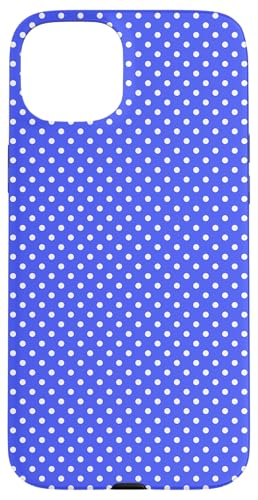Klassisch, Blau, Punktemuster, Boho Polka Dot Hülle für iPhone 15 Plus Klassisch, Blau, Punktemuster, Boho Polka Dot Hülle für iPhone 15 Plus von I Adore Polka Dots!!