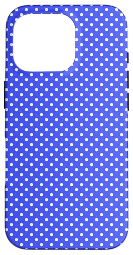 Klassisch, Blau, Punktemuster, Boho Polka Dot Hülle für iPhone 16 Pro Klassisch, Blau, Punktemuster, Boho Polka Dot Hülle für iPhone 16 Pro von I Adore Polka Dots!!