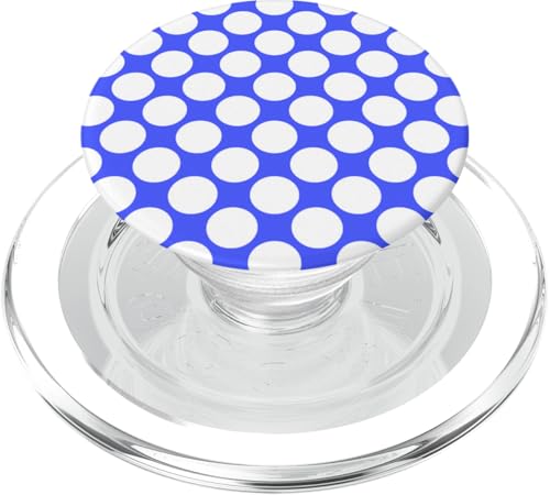 Klassisch, Blau, Punktemuster, Boho Polka Dot PopSockets PopGrip für MagSafe Klassisch, Blau, Punktemuster, Boho Polka Dot PopSockets PopGrip für MagSafe von I Adore Polka Dots!!