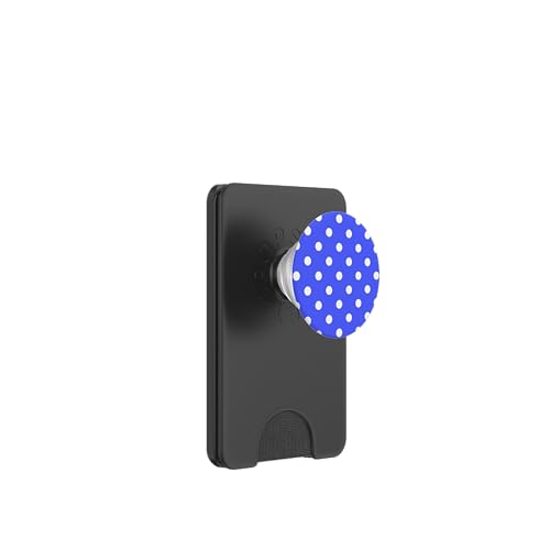 Klassisch, Blau, Punktemuster, Boho Polka Dot PopSockets PopWallet für MagSafe Klassisch, Blau, Punktemuster, Boho Polka Dot PopSockets PopWallet für MagSafe von I Adore Polka Dots!!