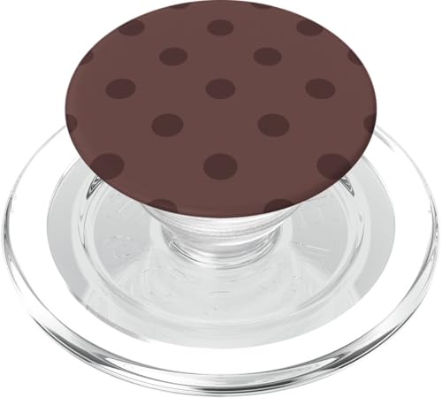 Klassisch, Braun, Punktemuster, Boho Polka Dot PopSockets PopGrip für MagSafe von I Adore Polka Dots!!!