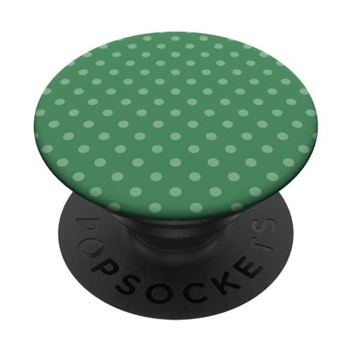 Klassisch, Grün, Punktemuster, Boho Polka Dot PopSockets Klebender PopGrip von I Adore Polka Dots!!