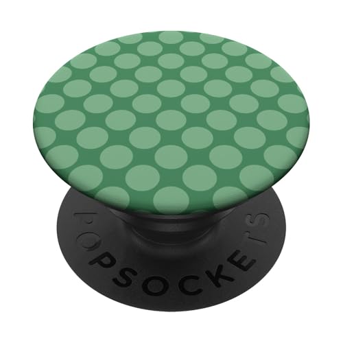 Klassisch, Grün, Punktemuster, Boho Polka Dot PopSockets Klebender PopGrip von I Adore Polka Dots!!
