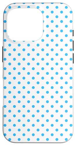 Klassisch, Himmelblau, Punktemuster, Boho-Punkte Hülle für iPhone 16 Pro von I Adore Polka Dots!!