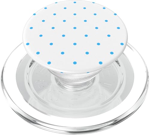 Klassisch, Himmelblau, Punktemuster, Boho-Punkte PopSockets PopGrip für MagSafe von I Adore Polka Dots!!