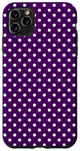 Klassisch, Lila, Punktemuster, Boho-Punkte Hülle für iPhone 11 Pro Max Klassisch, Lila, Punktemuster, Boho-Punkte Hülle für iPhone 11 Pro Max von I Adore Polka Dots!!