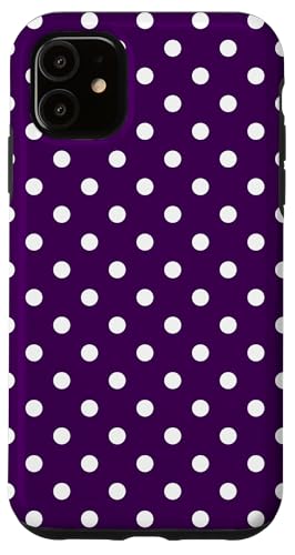 Klassisch, Lila, Punktemuster, Boho-Punkte Hülle für iPhone 11 Klassisch, Lila, Punktemuster, Boho-Punkte Hülle für iPhone 11 von I Adore Polka Dots!!
