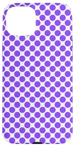 Klassisch, Lila, Punktemuster, Boho-Punkte Hülle für iPhone 15 Plus von I Adore Polka Dots!!