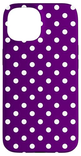 Klassisch, Lila, Punktemuster, Boho-Punkte Hülle für iPhone 15 Klassisch, Lila, Punktemuster, Boho-Punkte Hülle für iPhone 15 von I Adore Polka Dots!!