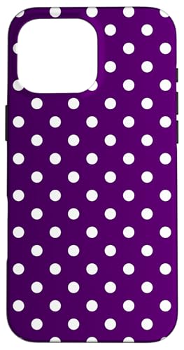 Klassisch, Lila, Punktemuster, Boho-Punkte Hülle für iPhone 16 Pro Max Klassisch, Lila, Punktemuster, Boho-Punkte Hülle für iPhone 16 Pro Max von I Adore Polka Dots!!